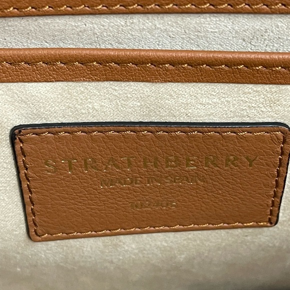 Strathberry Mini Tan Leather Satchel - Picture 9 of 11